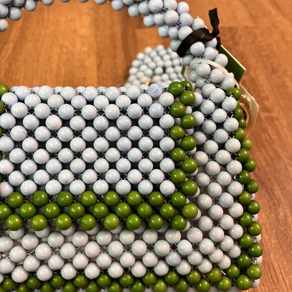 NWT Kate Spade x Target Collab Beaded Handbag in Blue and Green - Picture 9 of 14